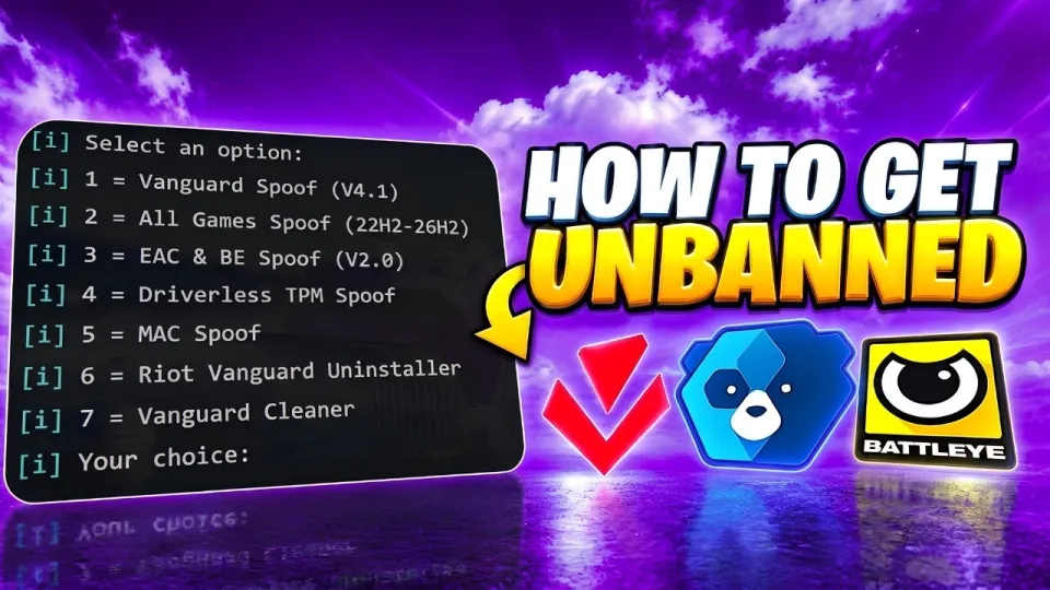 HWID Spoofer 2026 Guarantees Permanent Unban in Any Game with TPM Bypass